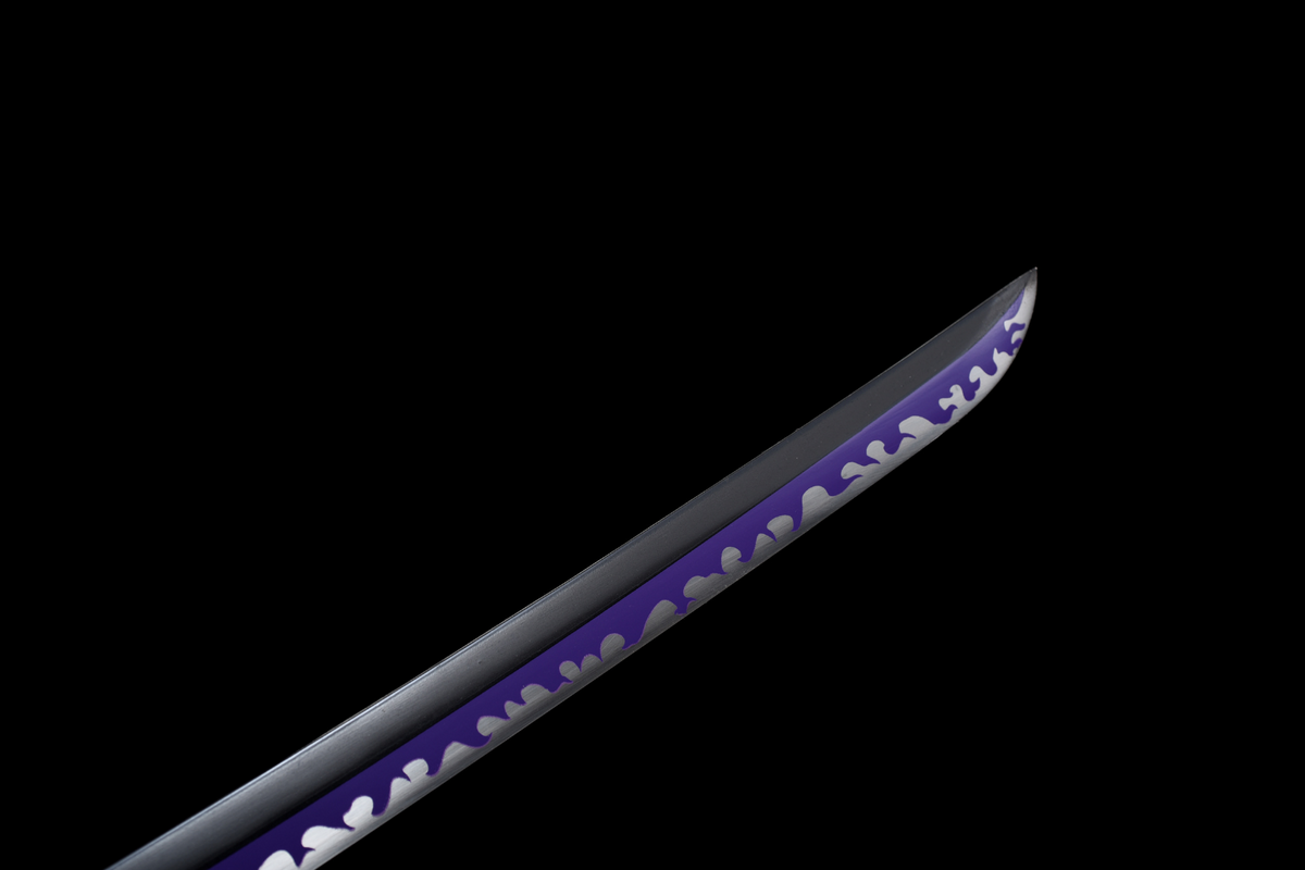 Ame no Habakiri Katana – 1060 Steel, White Lacquered Saya – view 14