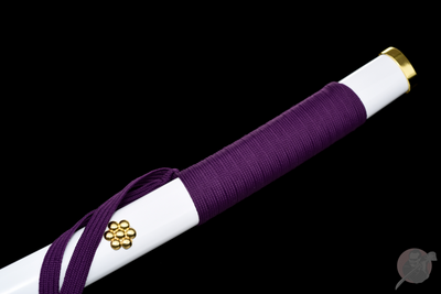 Ame no Habakiri Katana – 1060 Steel, White Lacquered Saya – view 17