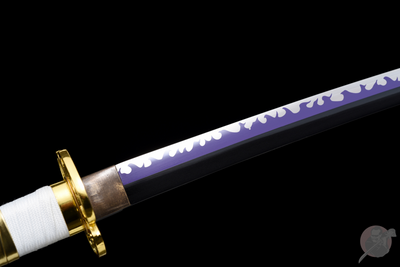 Ame no Habakiri Katana – 1060 Steel, White Lacquered Saya – view 7
