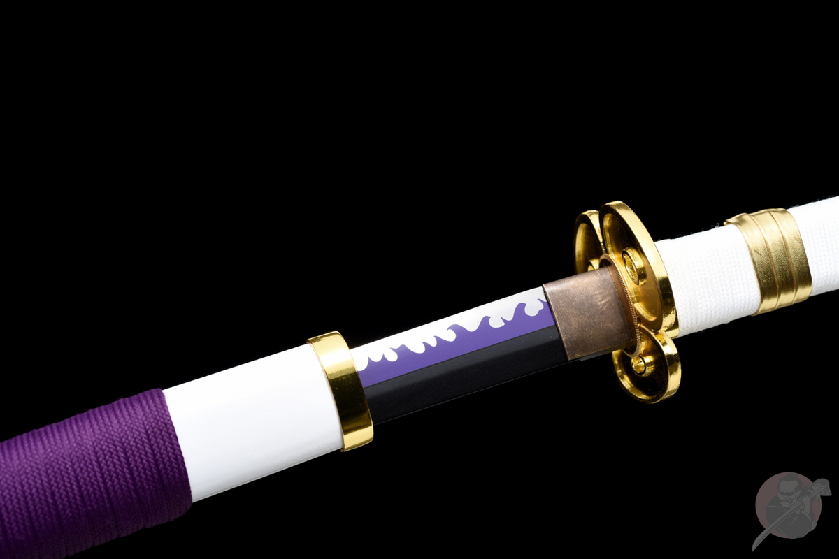 Ame no Habakiri Katana – 1060 Steel, White Lacquered Saya – view 12