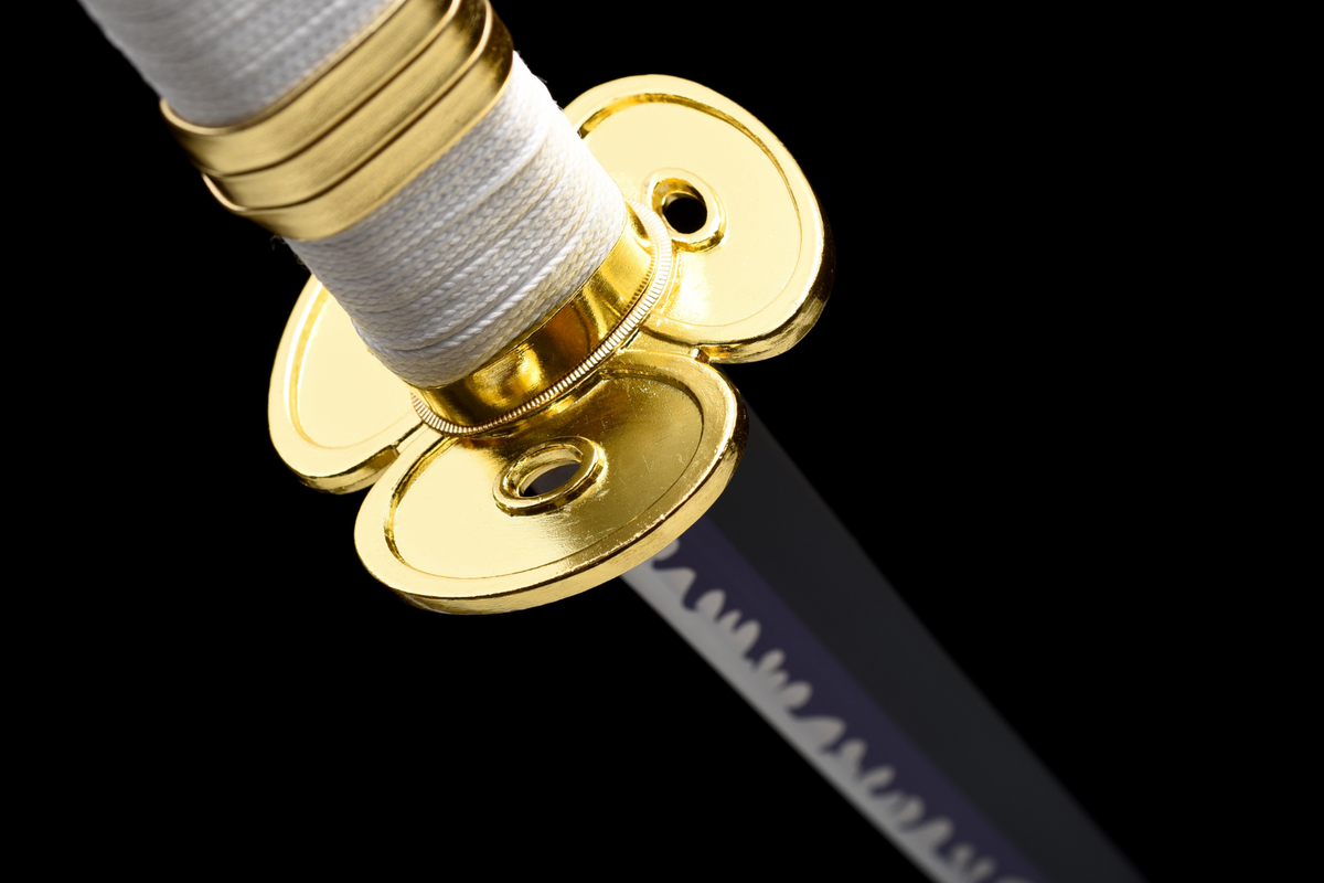 Ame no Habakiri Katana – 1060 Steel, White Lacquered Saya – view 8