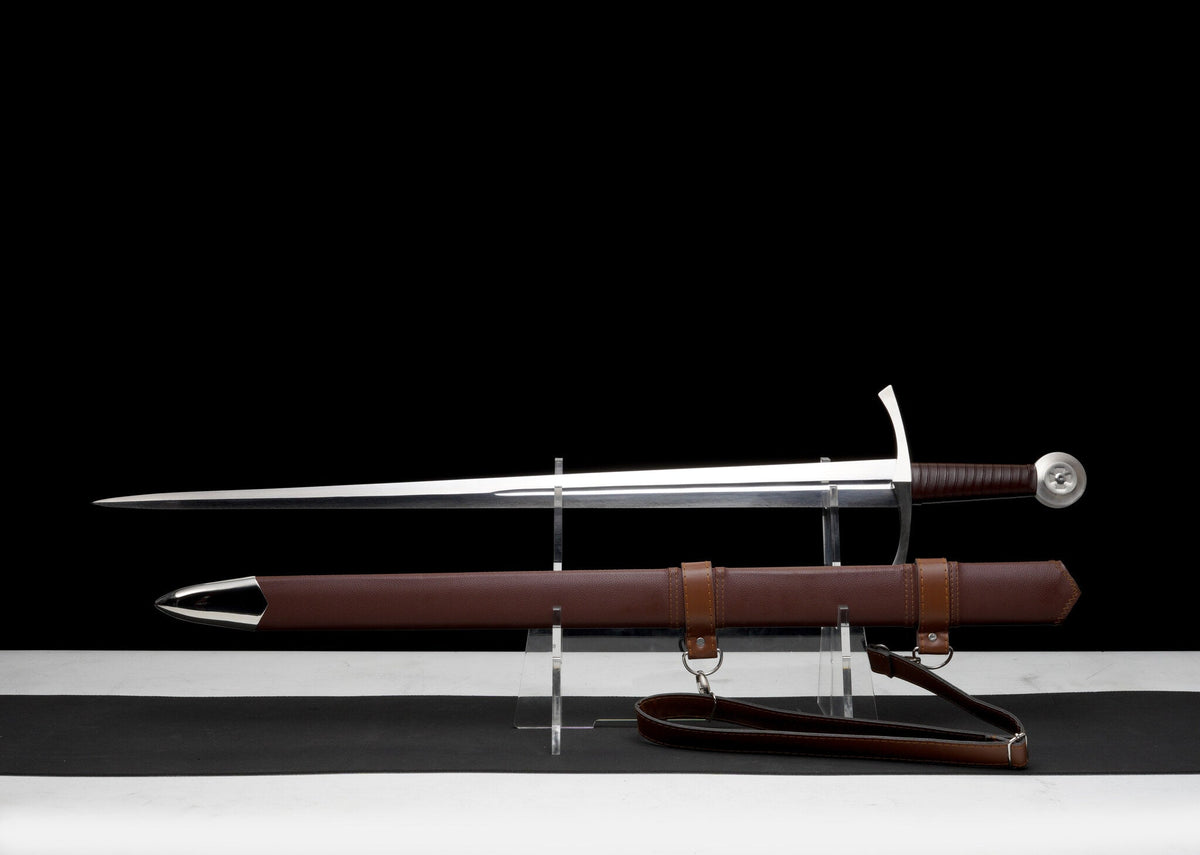 Iron Crown Longsword – Knightly Arming Sword – view 2