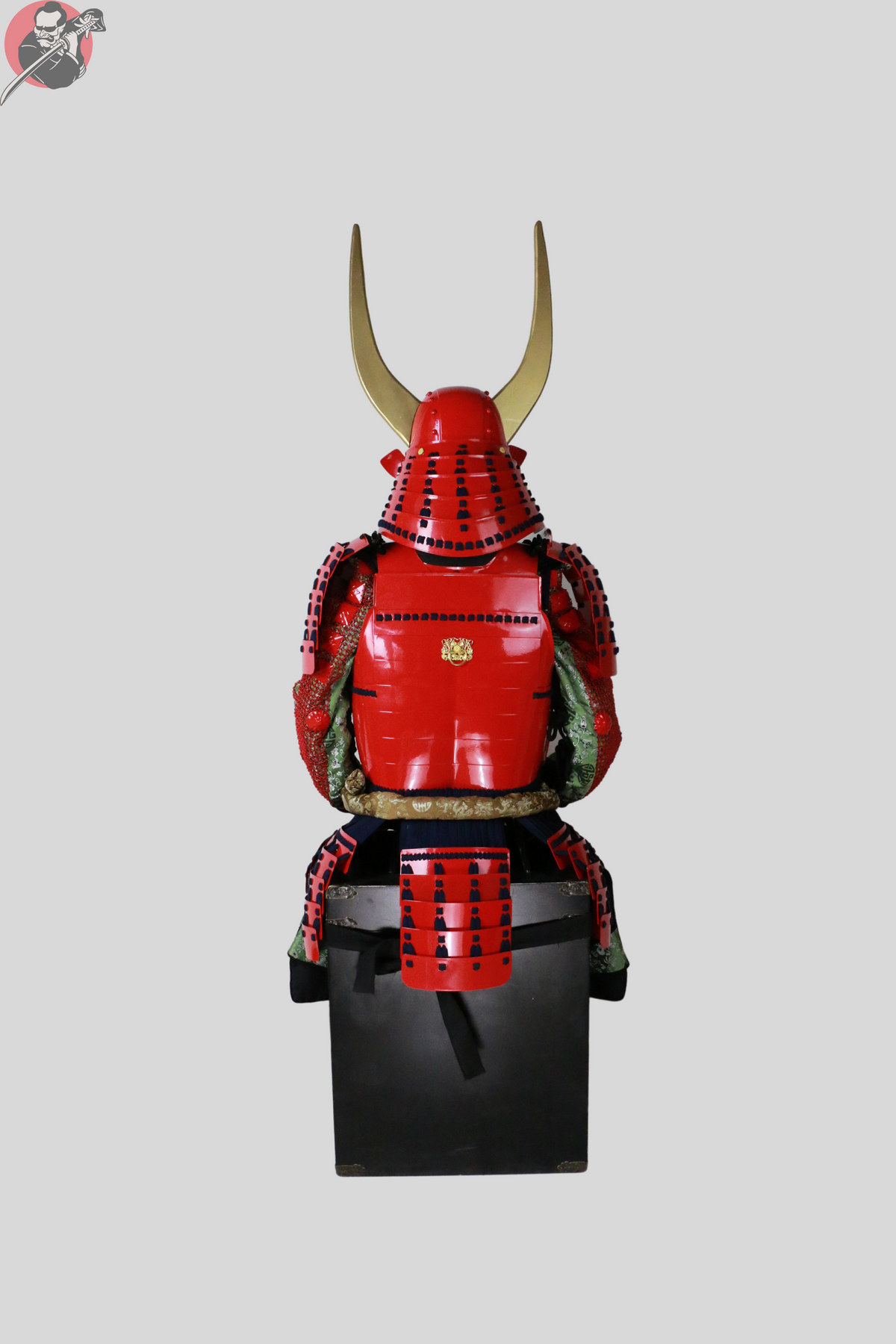 Ii Gashira Tosei Samurai Armour – Red Yoroi, Ii Clan – view 3