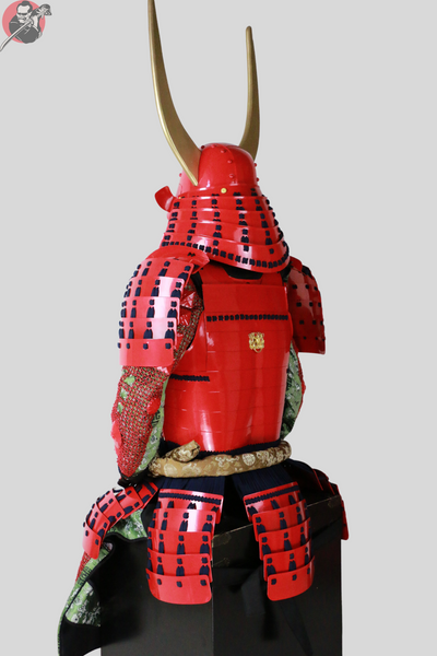 Ii Gashira Tosei Samurai Armour – Red Yoroi, Ii Clan – view 7