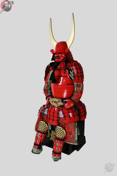 Ii Gashira Tosei Samurai Armour – Red Yoroi, Ii Clan – view 5