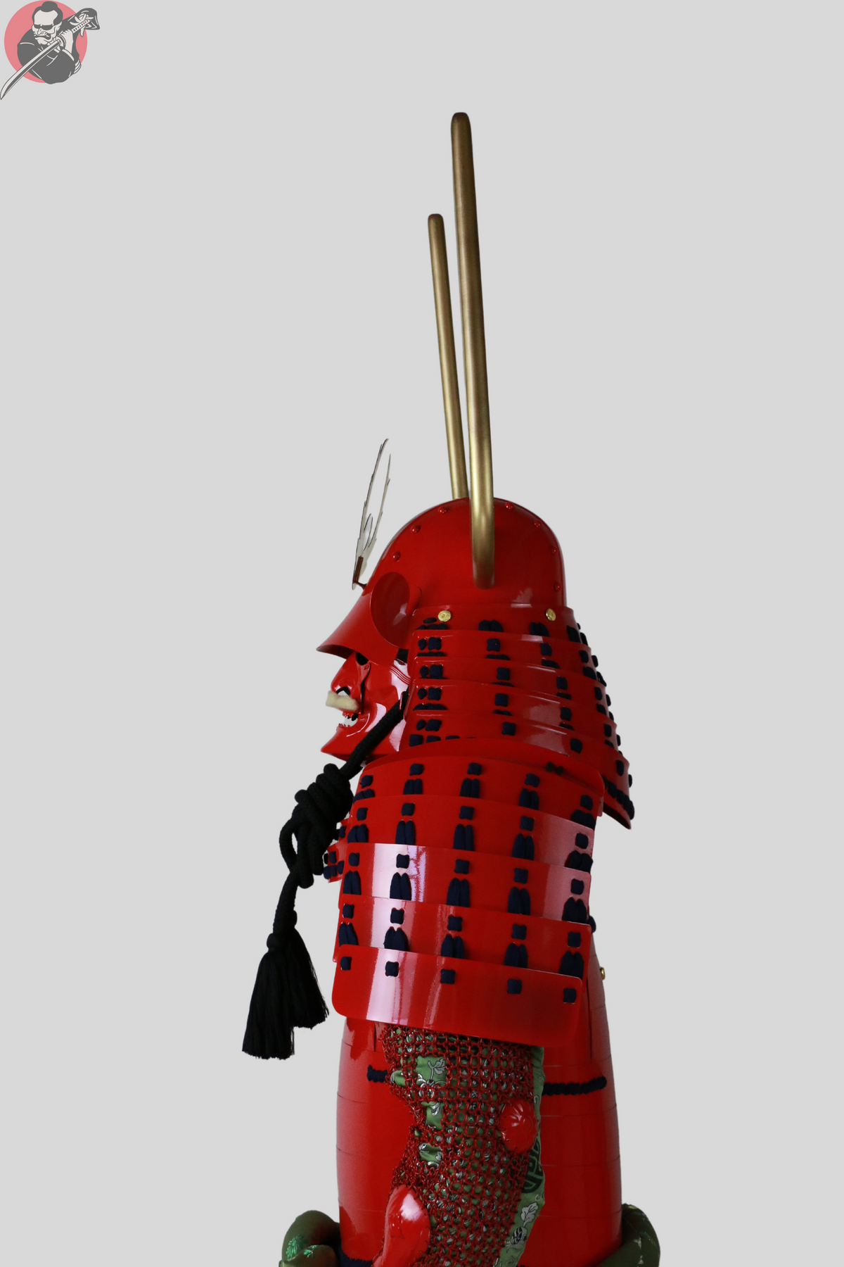 Ii Gashira Tosei Samurai Armour – Red Yoroi, Ii Clan – view 14