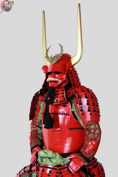Ii Gashira Tosei Samurai Armour – Red Yoroi, Ii Clan – view 11