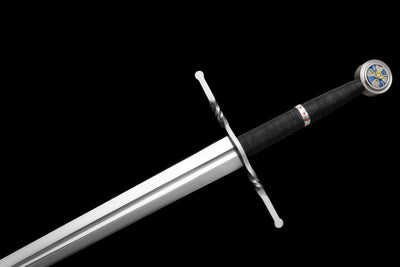 Sapphire Cross Longsword – 60Si2CrA Spring Steel, 126 cm – view 11