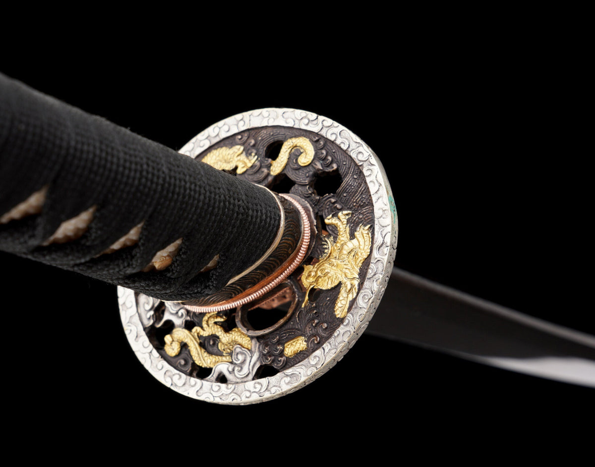 Guren 紅蓮 Katana – San-Mai "Red Roast" Blade – view 7
