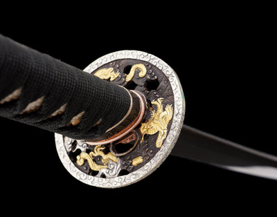 Guren 紅蓮 Katana – San-Mai "Red Roast" Blade – view 7