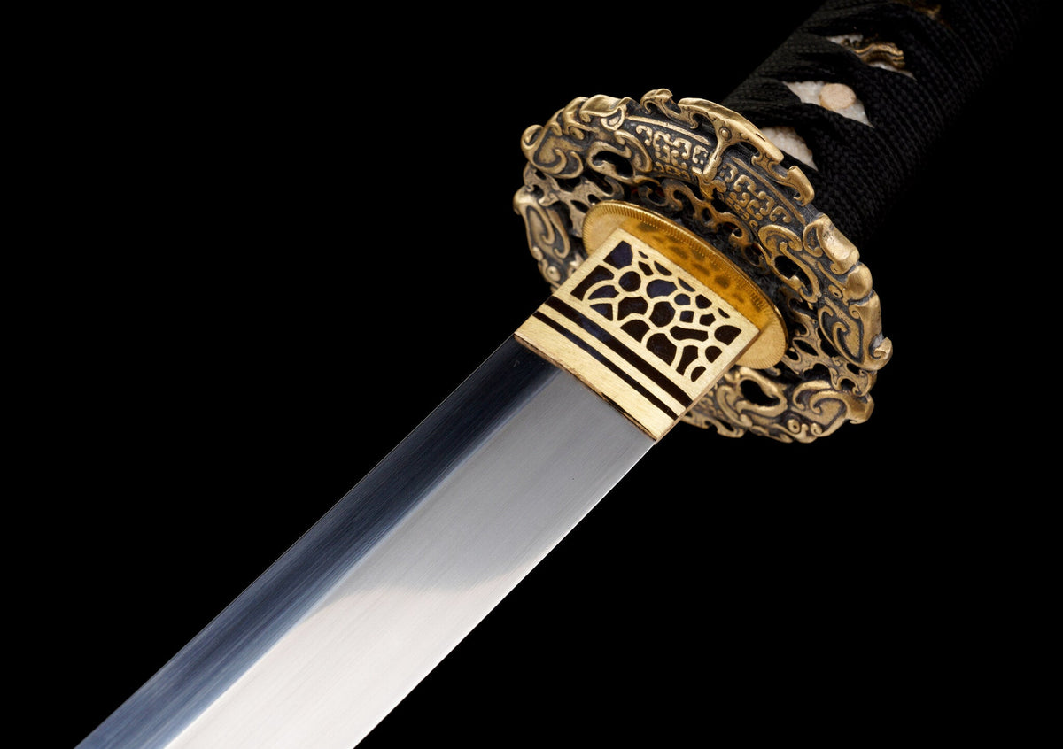 Akaryū 赤龍 Katana – T10 Steel, Red Dragon Saya, Full Tang – view 15