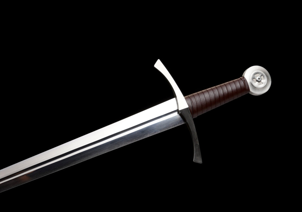 Iron Crown Longsword – Knightly Arming Sword – view 12