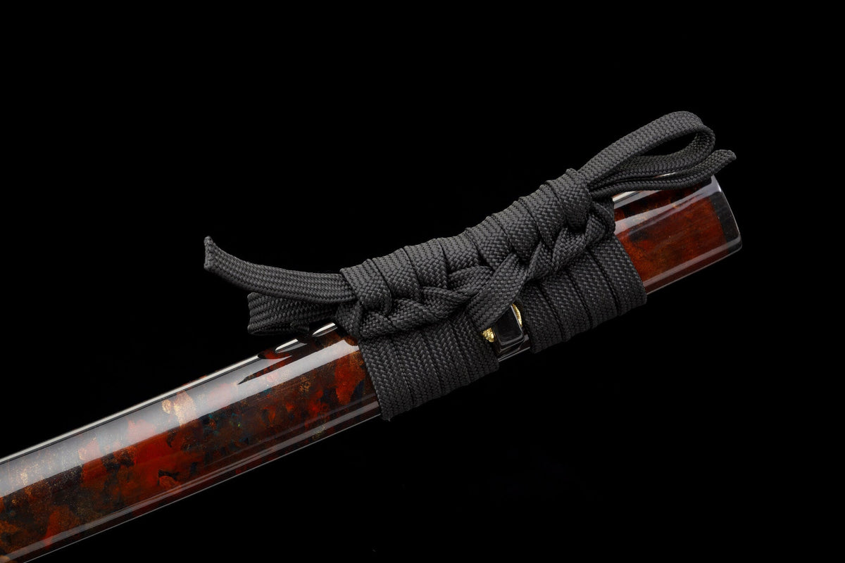 Guren 紅蓮 Katana – San-Mai "Red Roast" Blade – view 5