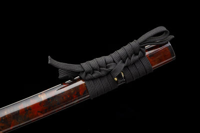 Guren 紅蓮 Katana – San-Mai "Red Roast" Blade – view 5