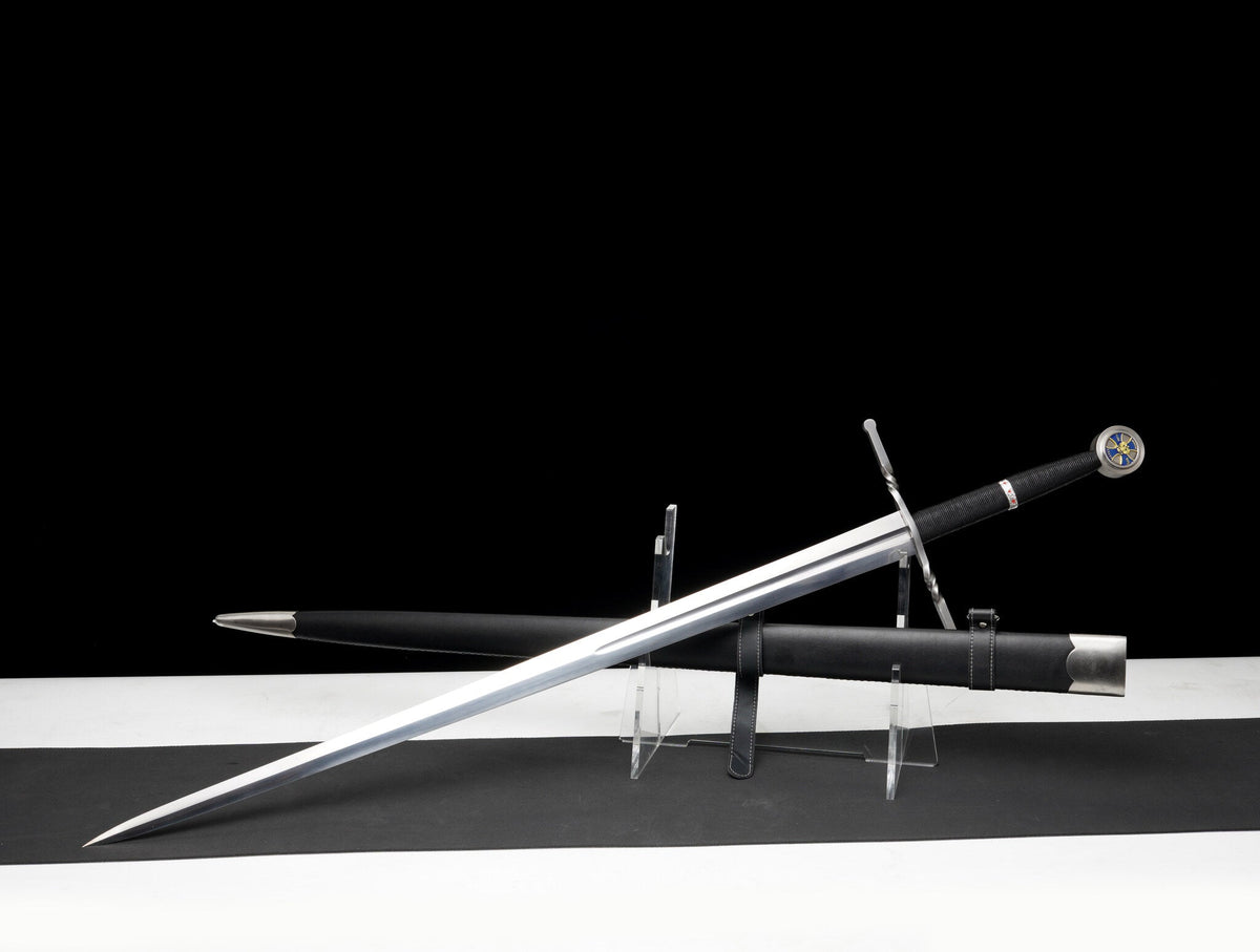 Sapphire Cross Longsword – 60Si2CrA Spring Steel, 126 cm – view 3