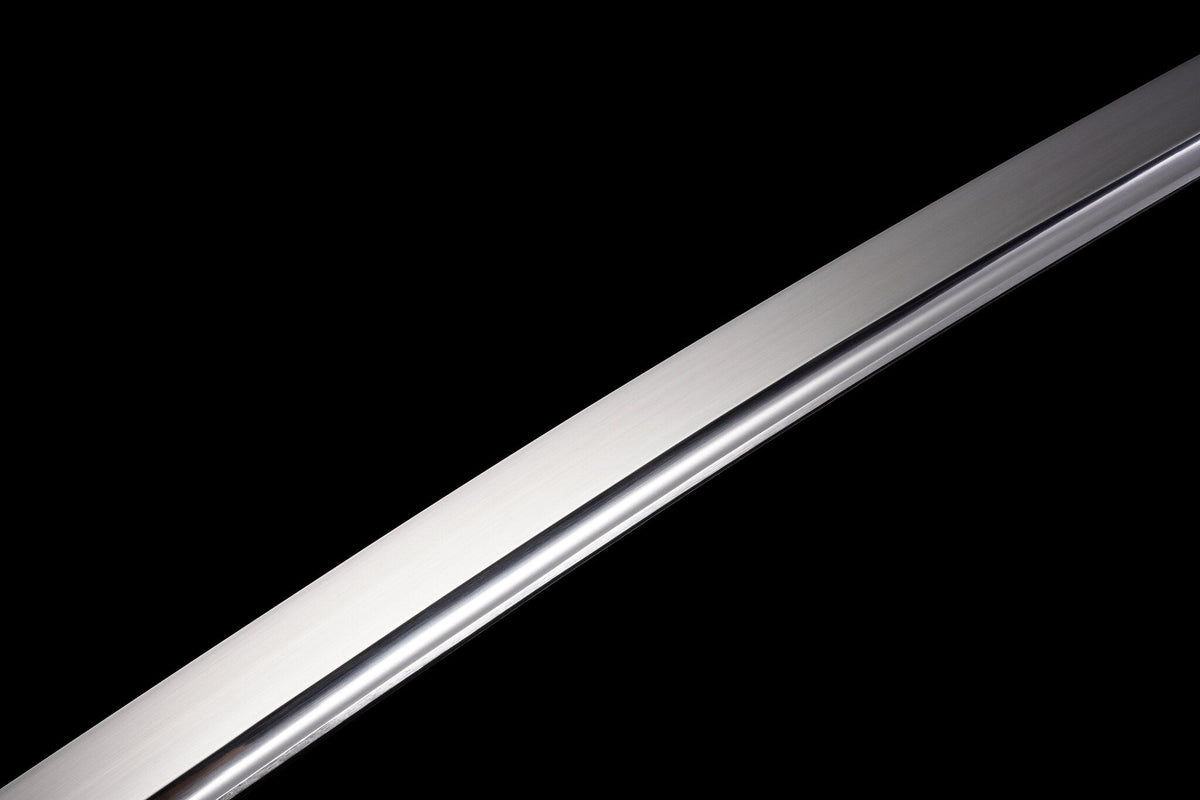 Katana Hanami 花見 – T10 Steel, Snow-white Sakura Saya – view 7