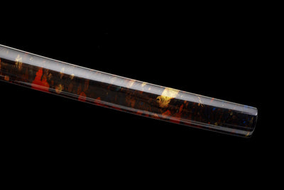 Guren 紅蓮 Katana – San-Mai "Red Roast" Blade – view 6