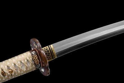 Ha 葉 Katana – Kobuse Forged, T10 Damascus Steel – view 5