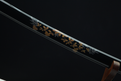 Katana Doragon ドラゴン – Damascus Steel, Dragon Tsuba – view 13
