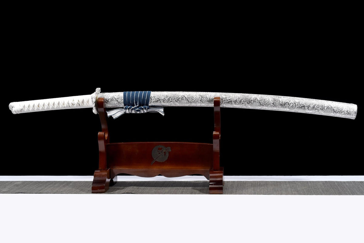 Fuyu 冬 Katana – Blue Blade, Manganese Steel – view 3