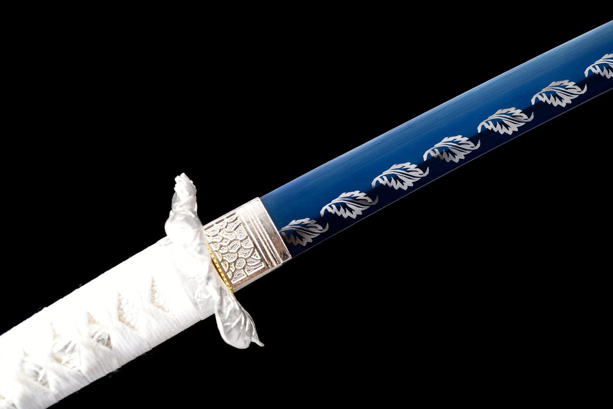 Fuyu 冬 Katana – Blue Blade, Manganese Steel – view 9