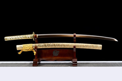 Gouka 豪華 Katana – Gold Manganese Steel Blade – view 2