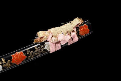 Katana Hanamai 花舞 – T10 and Damascus (Kobuse) Steel – view 15