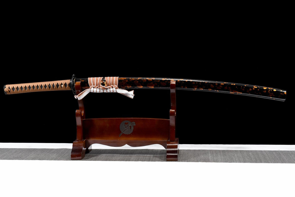 Kageho 影炎 Katana — T10 Steel, Hand-Painted Lacquered Saya – view 3