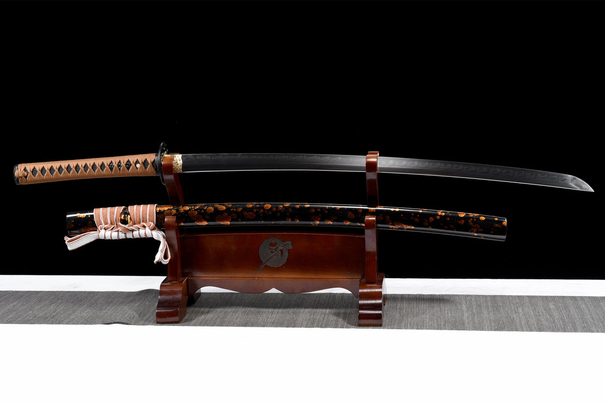 Kageho 影炎 Katana — T10 Steel, Hand-Painted Lacquered Saya – view 1