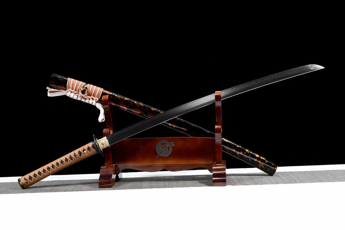 Kageho 影炎 Katana — T10 Steel, Hand-Painted Lacquered Saya – view 2