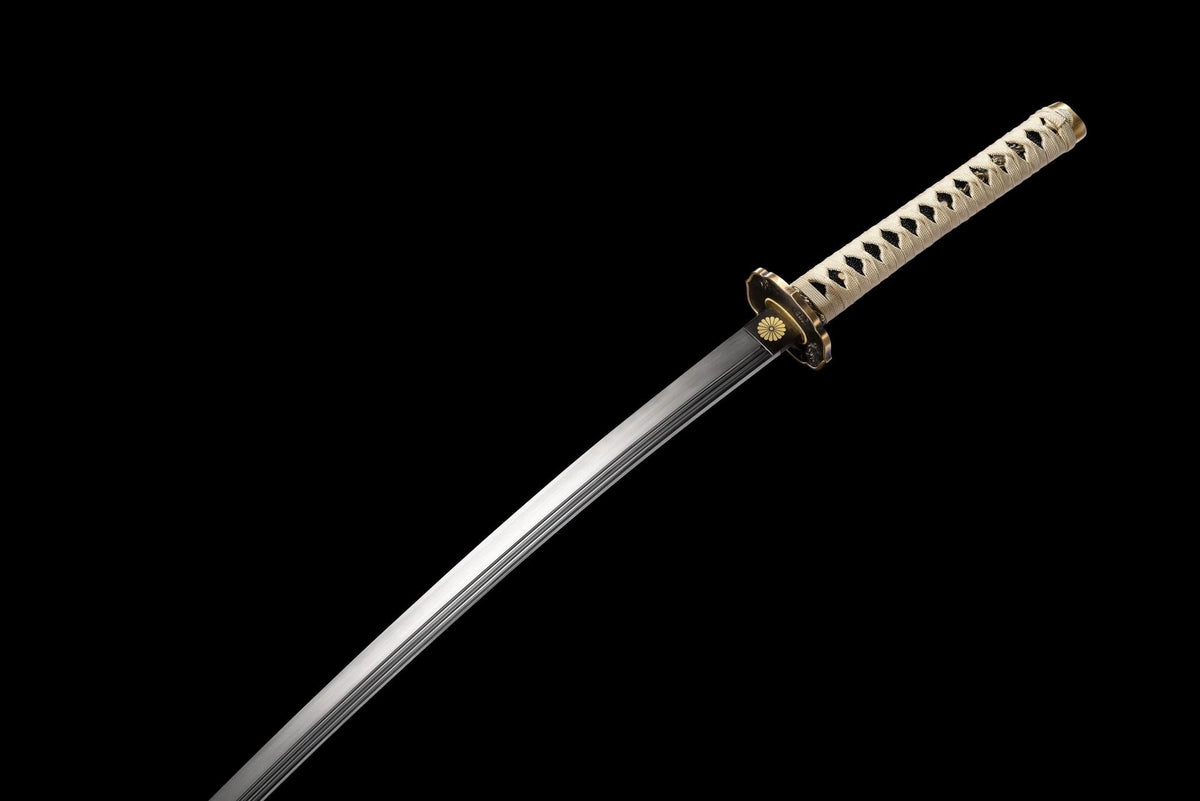 Kamon 家紋 Katana – Flexible Steel, Two Bo-hi, Dragon Saya – view 15