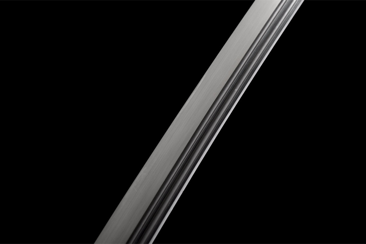 Kamon 家紋 Katana – Flexible Steel, Two Bo-hi, Dragon Saya – view 8