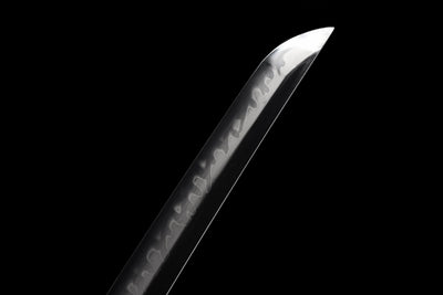 Keishou 景勝 Katana – T10 Steel, Ebony Saya, Mirror Polish – view 9