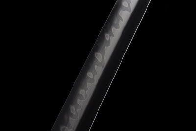 Keishou 景勝 Katana – T10 Steel, Ebony Saya, Mirror Polish – view 10