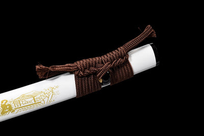 Keishou 景勝 Katana – T10 Steel, Ebony Saya, Mirror Polish – view 11
