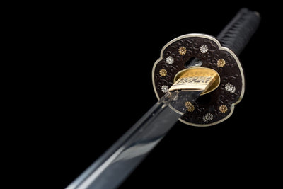 Ketsueki 血液 Katana — Red Saya, T10 Steel – view 10