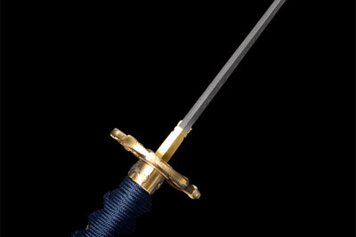 Midori no Yoru 緑の夜 Katana – Damascus Steel, Green-Black Saya – view 10