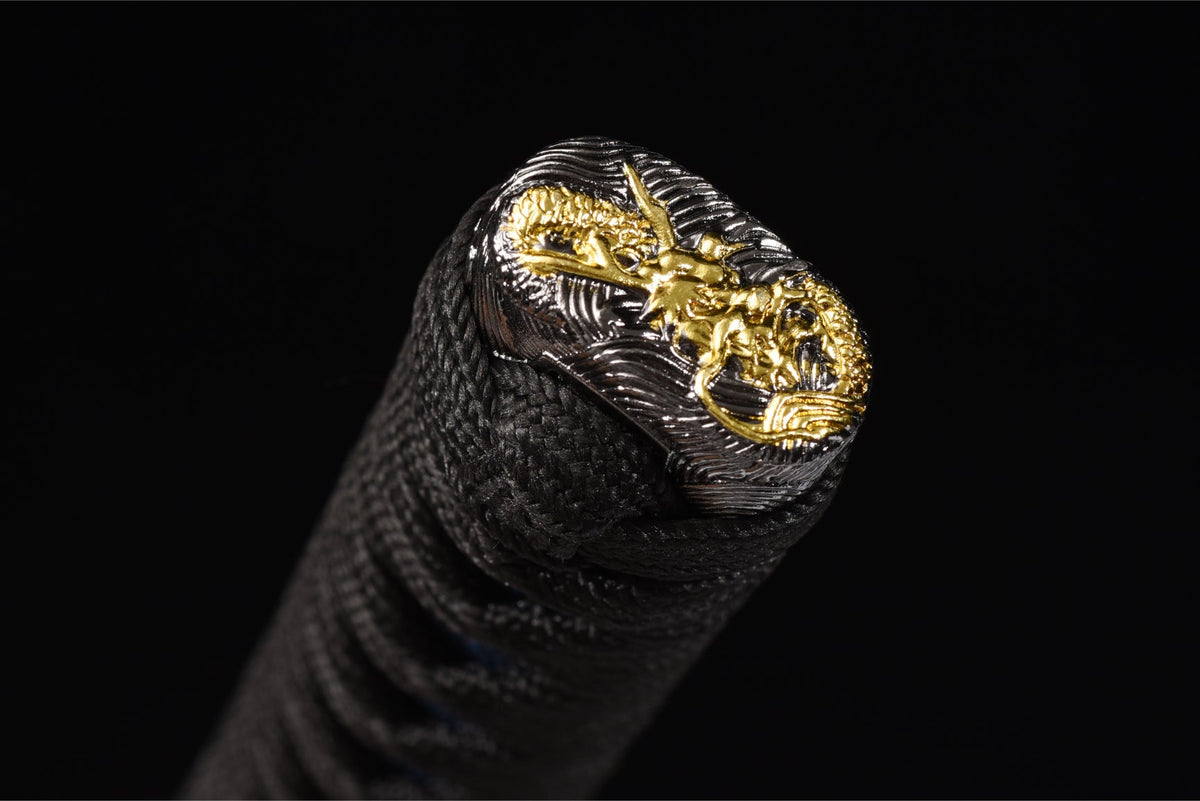Murasaki Ryuu 紫竜 Katana – Purple 1060 Steel, Dragon – view 18