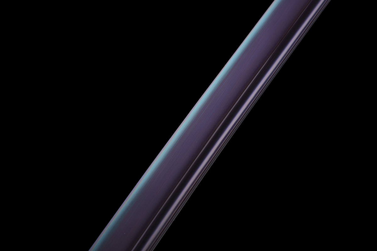 Murasaki Ryuu 紫竜 Katana – Purple 1060 Steel, Dragon – view 7