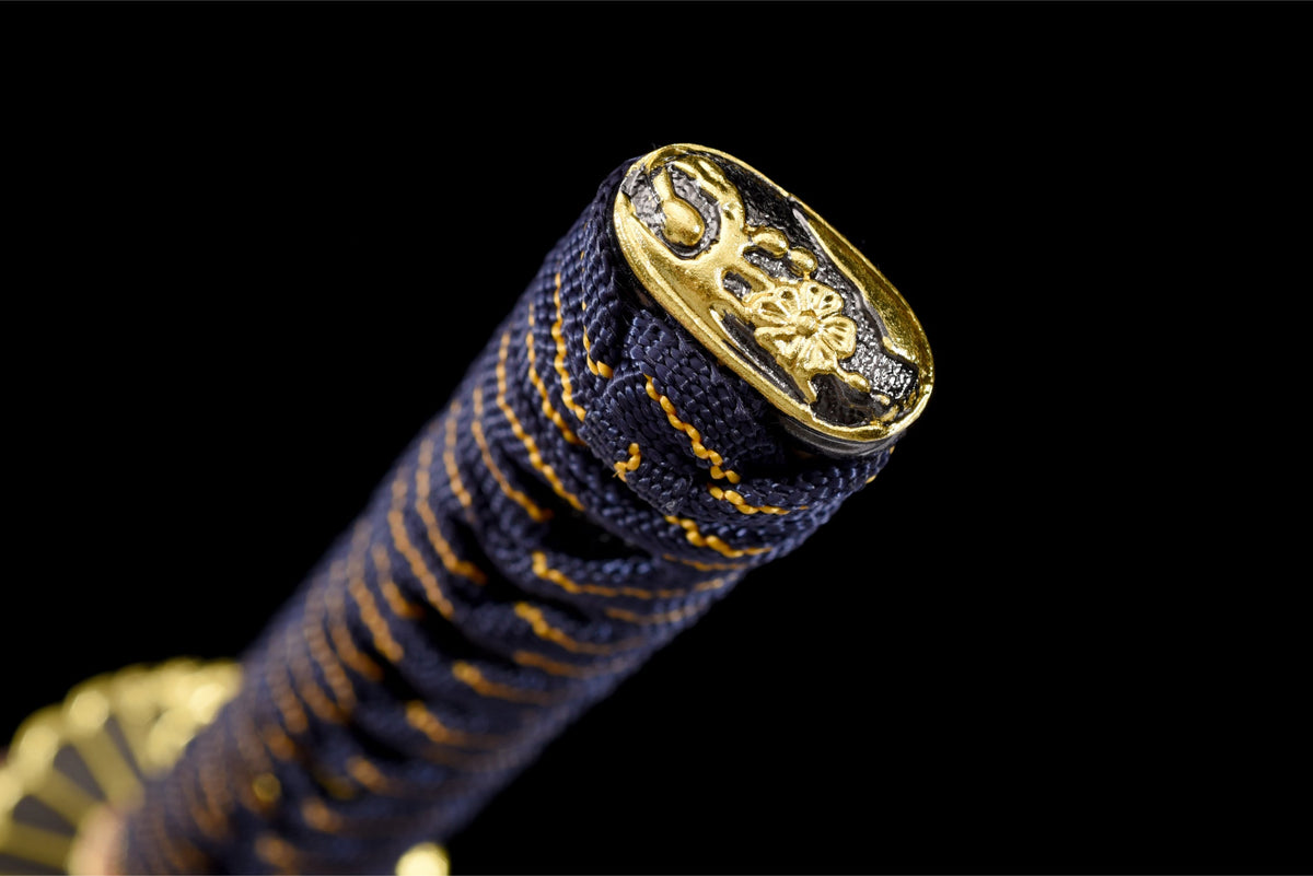 Murasaki 紫 Katana – Straight Purple-Sheen Blade – view 18