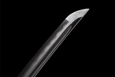 Shirasaya 白鞘 Katana — Damascus Steel, Natural Wood – view 5