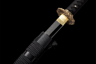 Shishi 獅子 Katana — T10 Steel, Mirror Polish, Black Saya – view 5