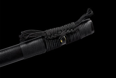 Shishi 獅子 Katana — T10 Steel, Mirror Polish, Black Saya – view 14