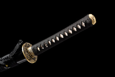 Katana Tatsu 竜 – Damascus Steel, Hand-painted Dragon Saya – view 18