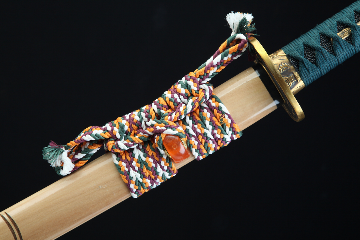 Katana Watatsumi 海神 – T10 Steel, Dragon Lacquered Saya – view 13