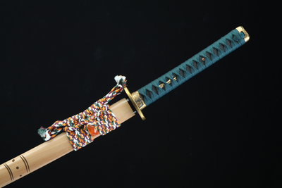 Katana Watatsumi 海神 – T10 Steel, Dragon Lacquered Saya – view 15
