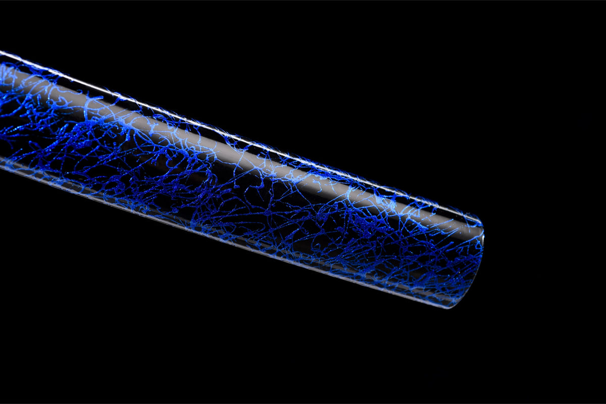 Katana Yoru 夜 – Blue Manganese Steel Blade – view 13