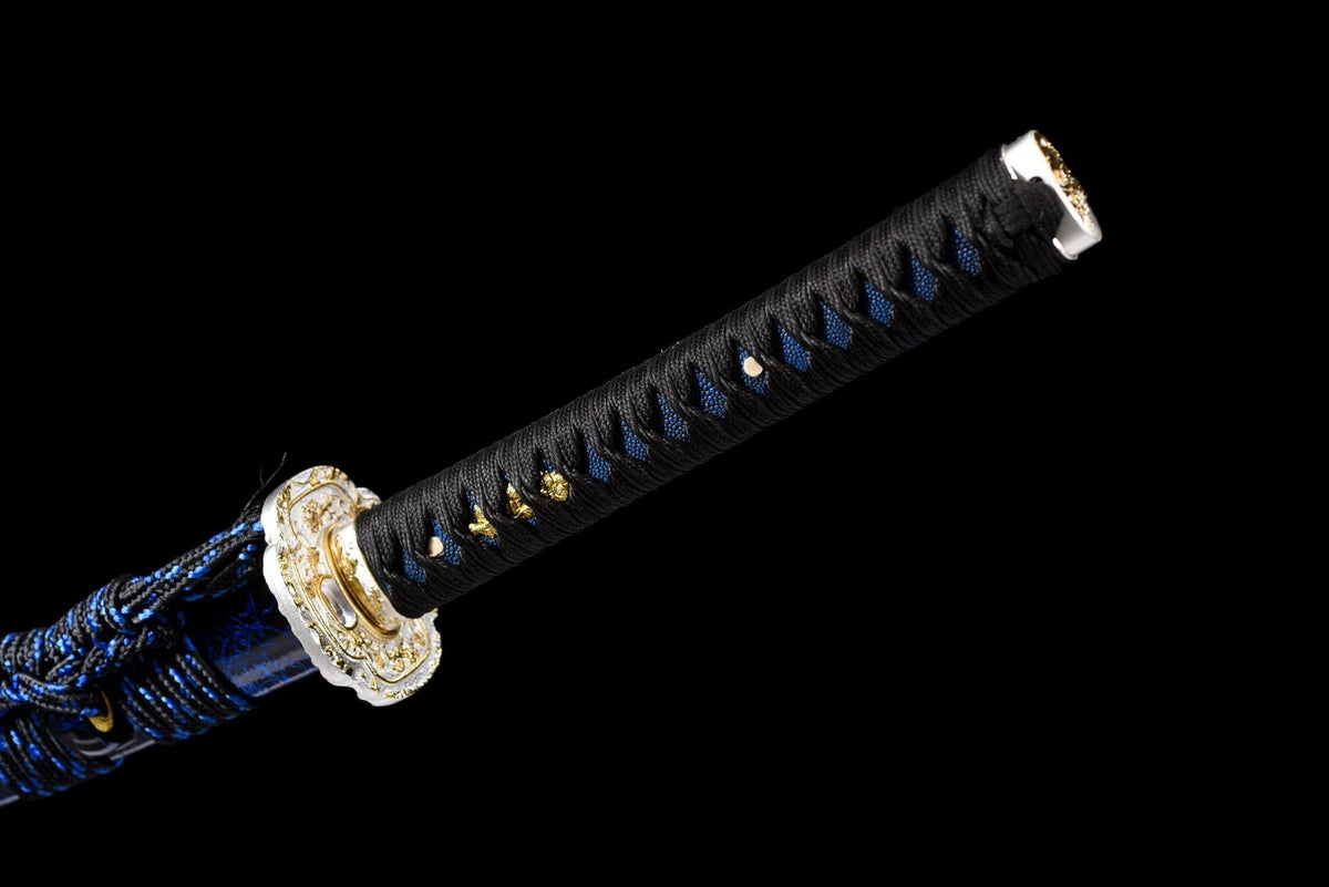 Katana Yoru 夜 – Blue Manganese Steel Blade – view 17