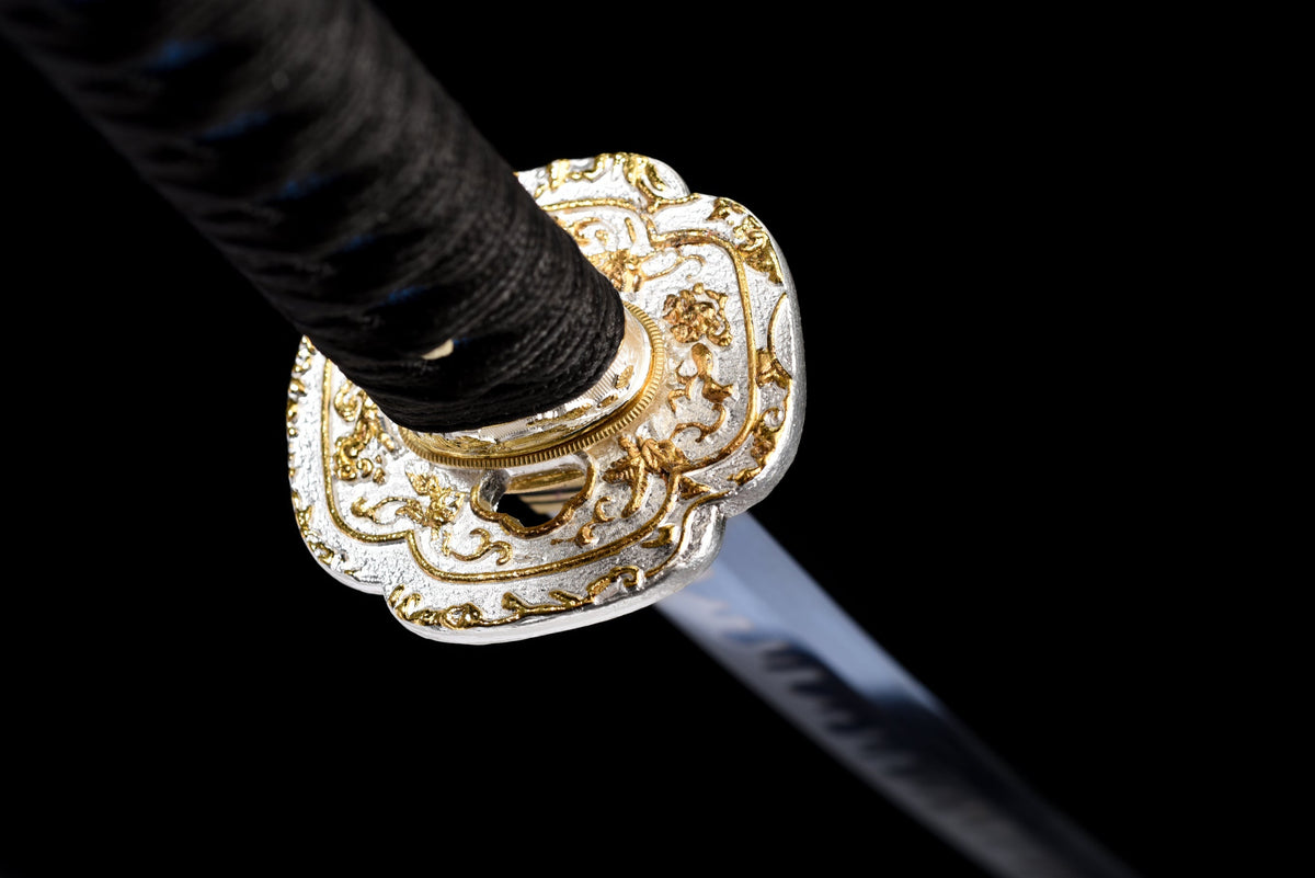 Katana Yoru 夜 – Blue Manganese Steel Blade – view 11