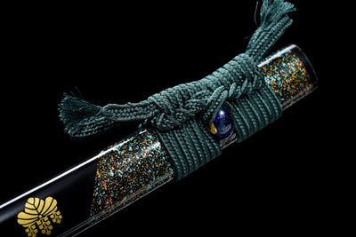 Ōkami 狼 Katana – Wolf, T10 Steel with Hamon, Clan Motif Saya – view 10